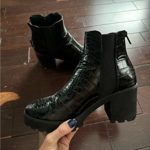 ALDO black booties